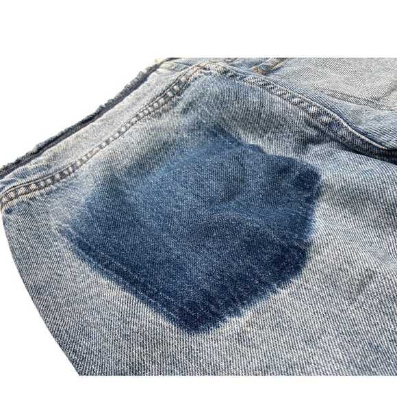 PacSun 90’s low rise distressed raw hem straight leg jeans - Picture 10 of 13